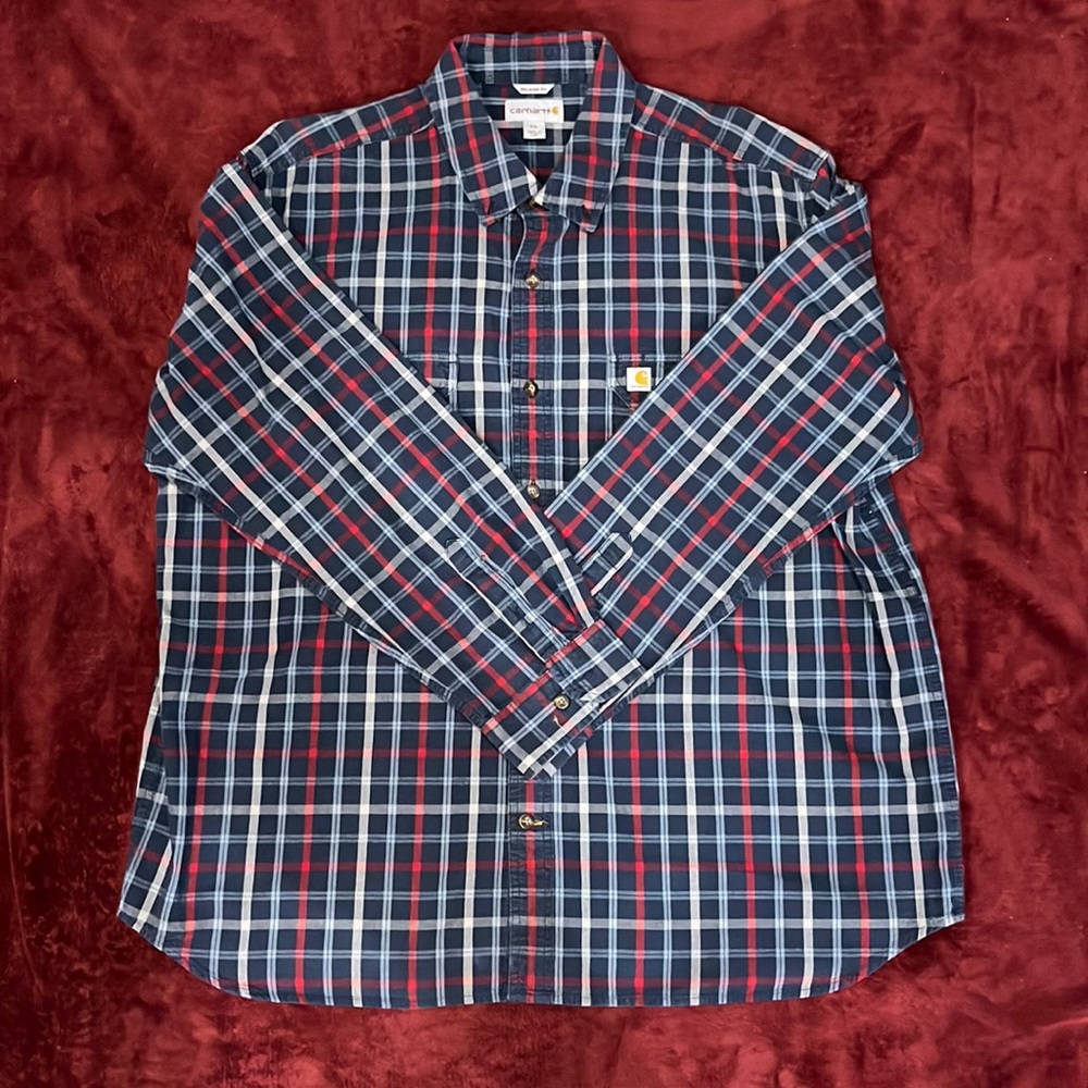 Carhartt Men’s Long Sleeve Button Down Shirt